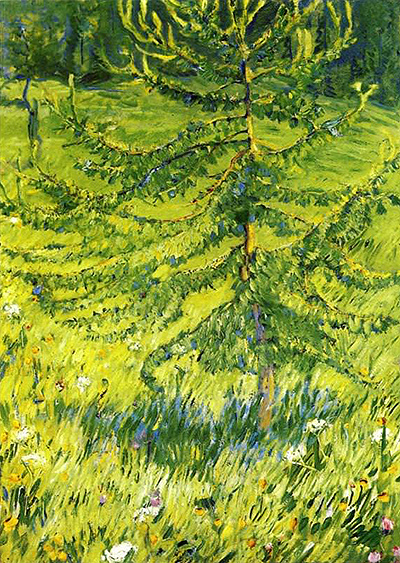 Larch Sapling Franz Marc